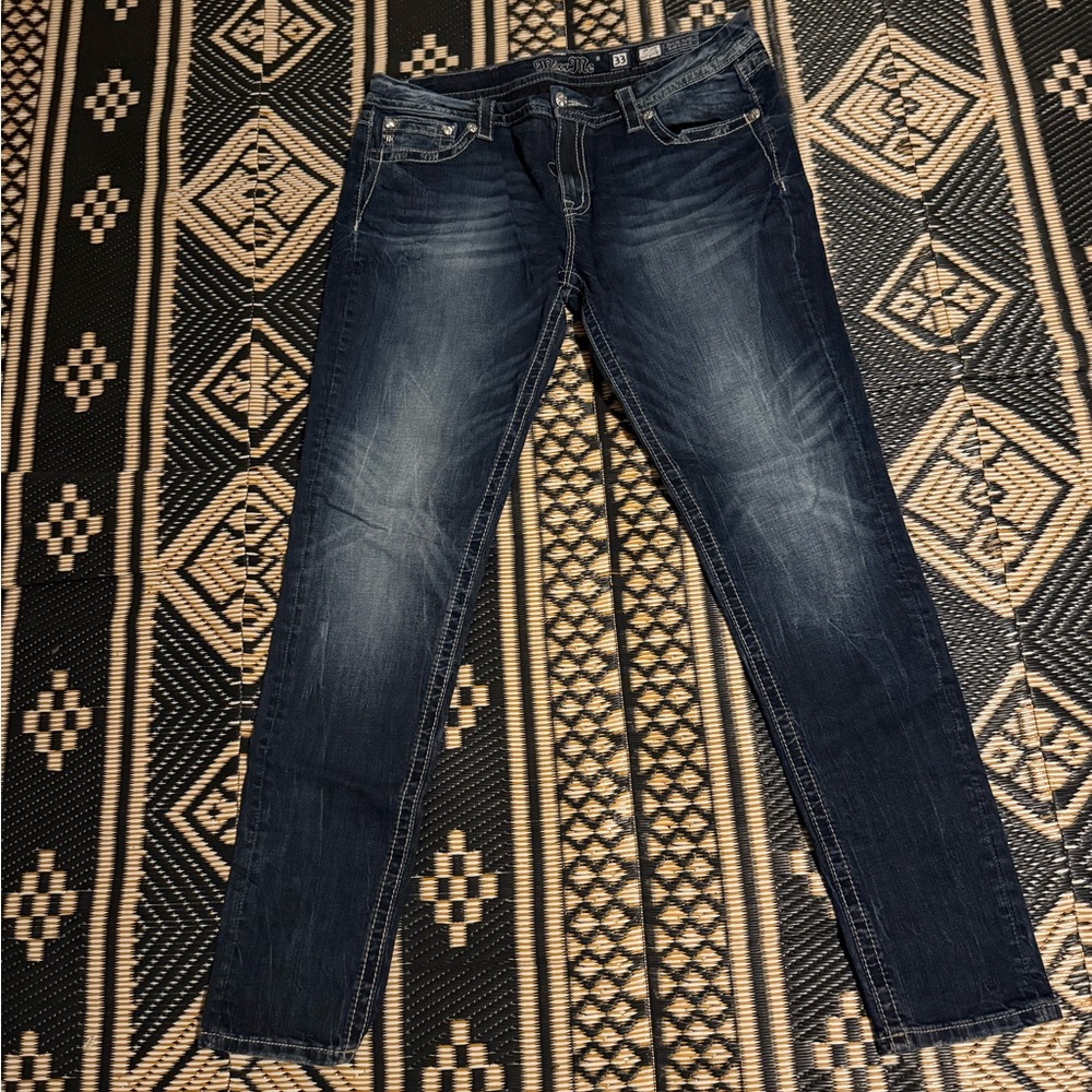 Miss me jeans size 33 inseam 33 great look feel and design